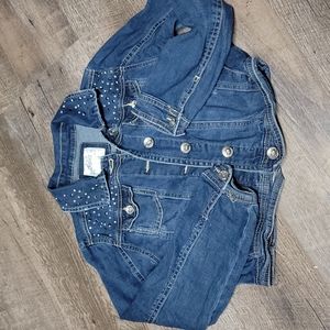 Justice Denim Jacket Size 10